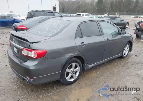 2011 Toyota Corolla S from USA, damaged, VIN 2T1BU4EEXBC688929
